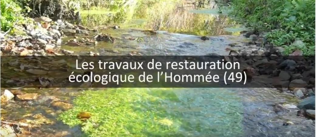 Vidéo "Les travaux de restauration de l'Hommée" - 4min46 - Bassin de l'Oudon