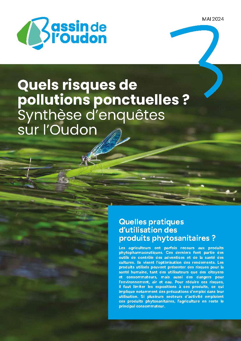 Quels risques de pollutions ponctuelles ? synthèse d’enquêtes réalisées sur l’Oudon