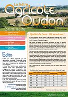 Lettre agricole de l’Oudon N°12