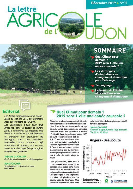 Lettre agricole de l’Oudon n°31