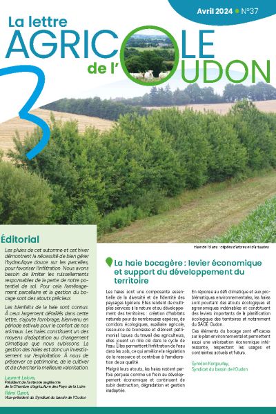 Lettre agricole de l’Oudon n°37