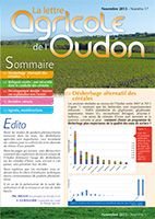 Lettre agricole de l’Oudon N°17