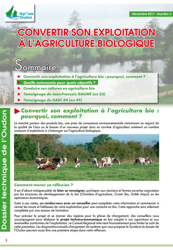 Le dossier technique de l’Oudon n°3