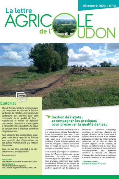 Lettre agricole de l’Oudon n°36