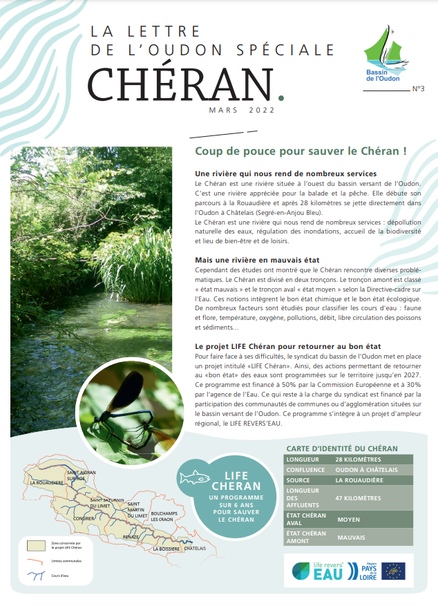 Lettre de l’Oudon n°3 – spéciale Chéran