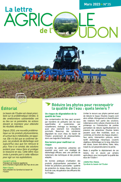 Lettre agricole de l’Oudon n°35