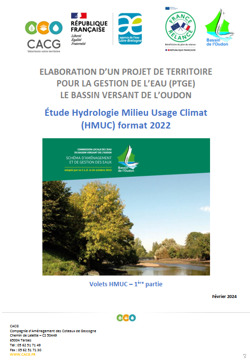 Hydrologie Milieu Usage Climat (HMUC) format 2022