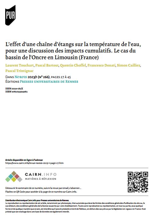 Une zone humide perd-elle autant, moins, davantage d'eau par évapotranspiration qu'un étang par évaporation ? étude expérimentée en Limousin