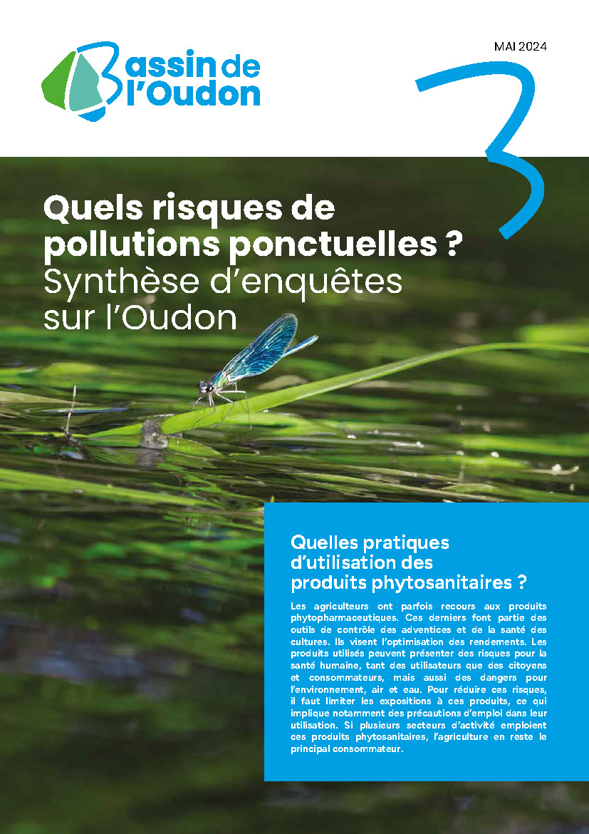 Quels risques de pollutions ponctuelles ? synthèse d’enquêtes réalisées sur l’Oudon